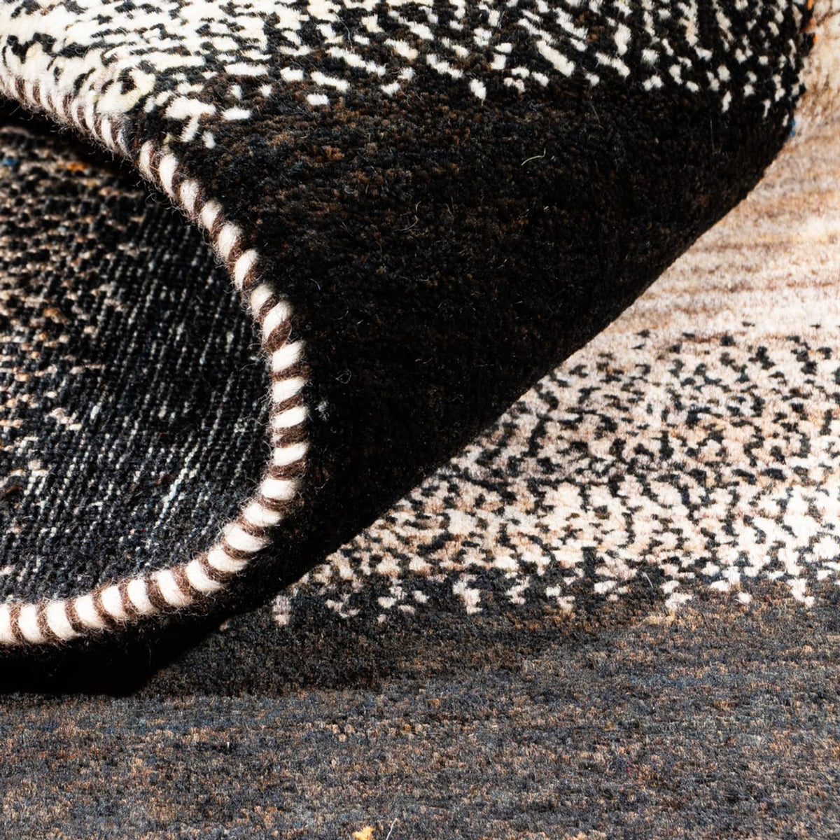 Dywan Gabbeh - Loribaft Perski - 184 x 126 cm - szary