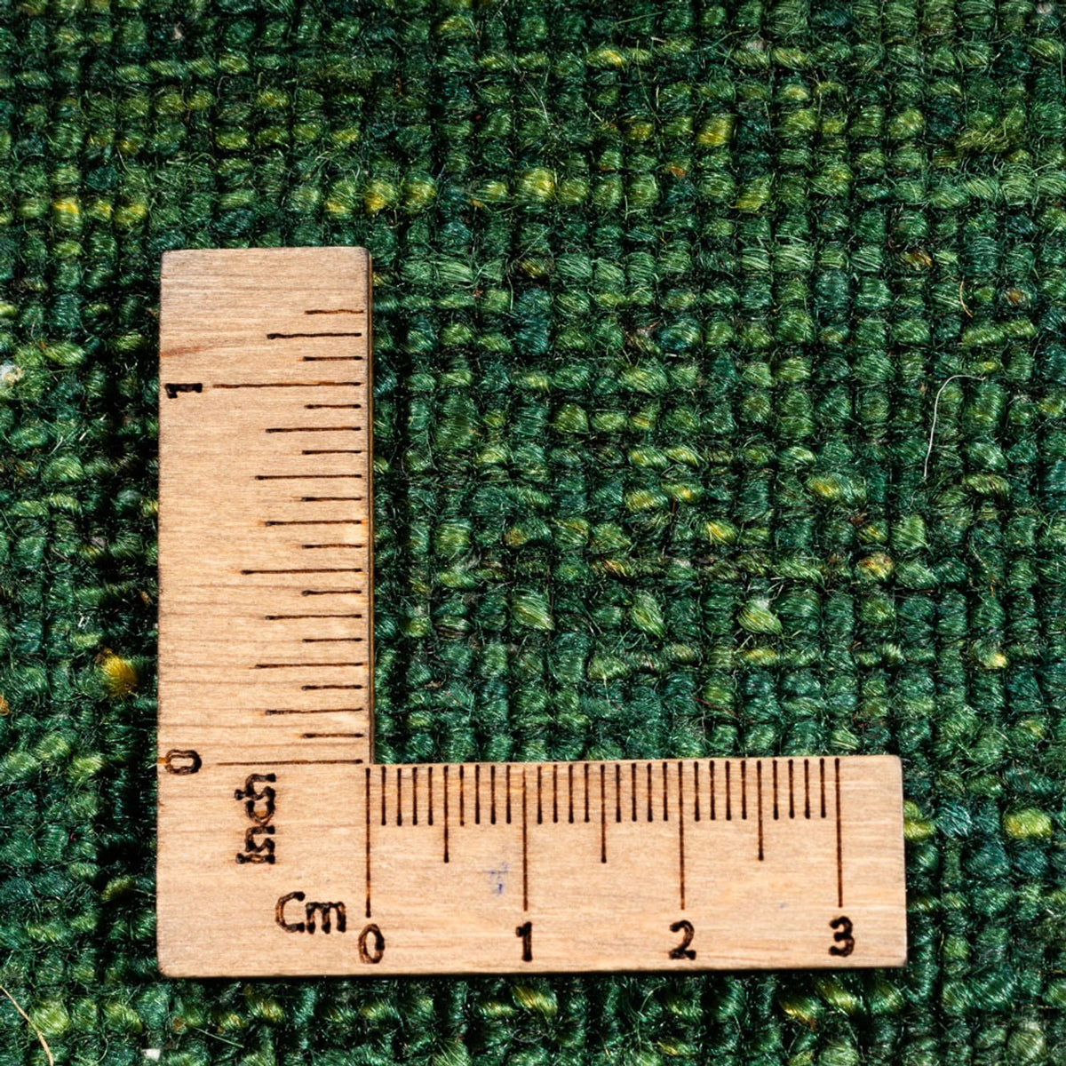 Dywan Gabbeh - Loribaft Perski - 186 x 126 cm - zielona