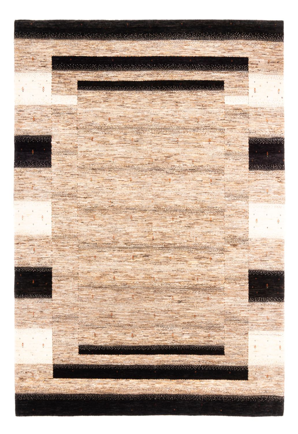 Dywan Gabbeh - Loribaft Perski - 300 x 210 cm - szary