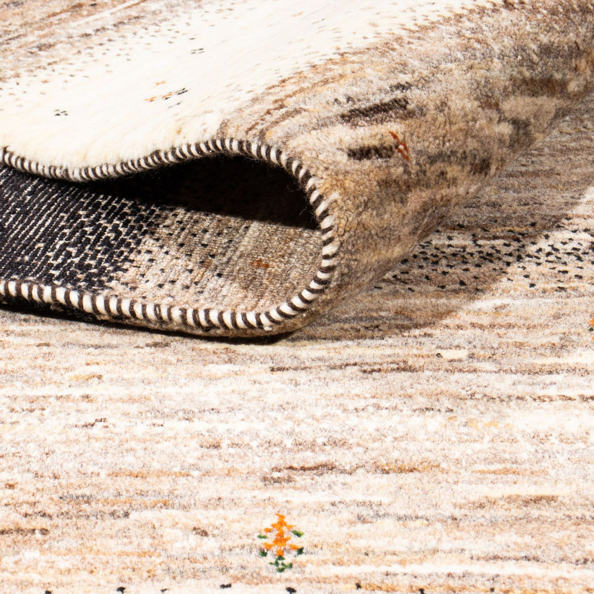 Dywan Gabbeh - Loribaft Perski - 300 x 210 cm - szary