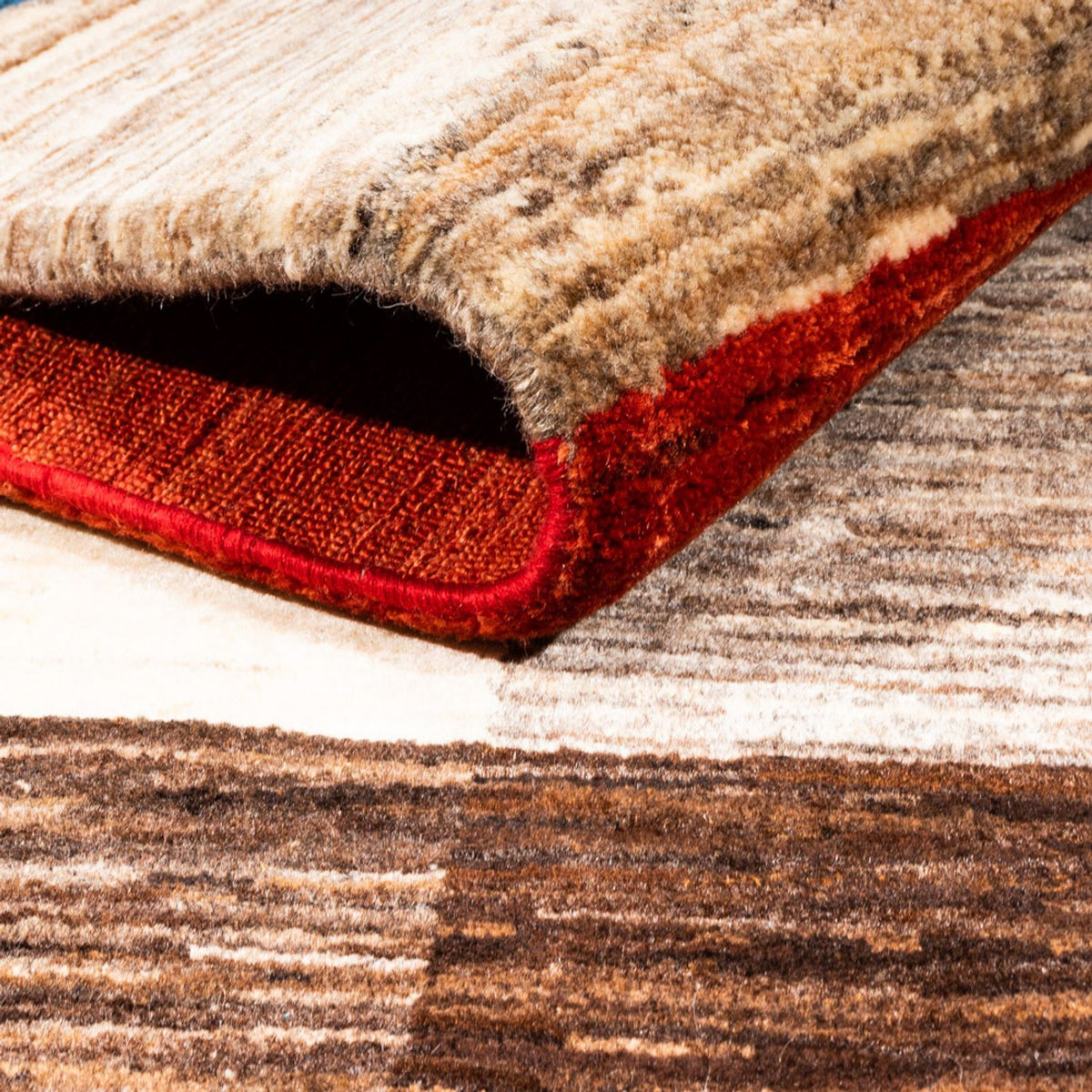 Dywan Gabbeh - Loribaft Perski - 184 x 132 cm - wielokolorowy