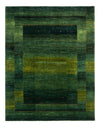 Loribaft Dywan 210x254cm - Perserteppich Wollteppich - Prostokątny / Zielona / 210 x 254 cm Prostokątny