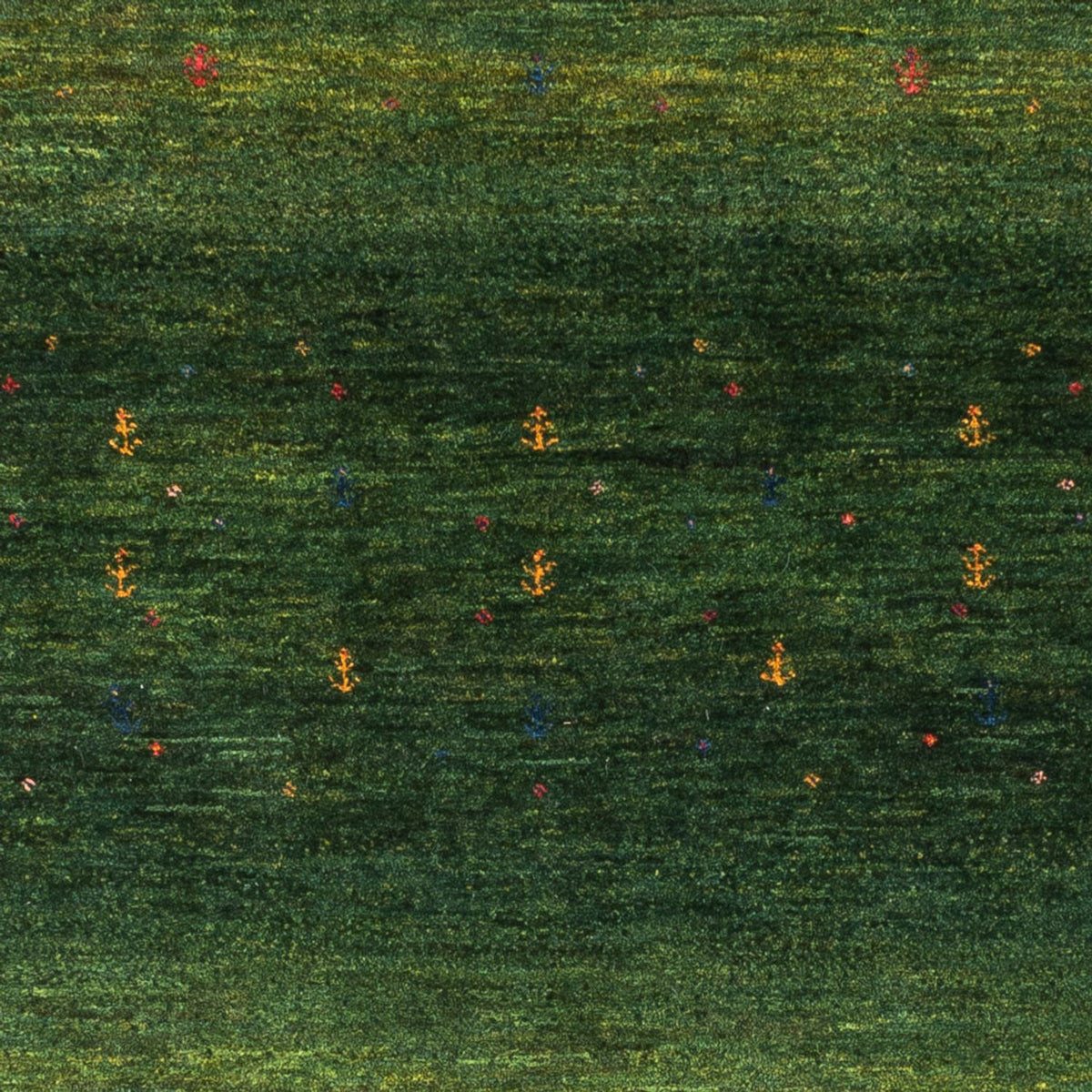 Dywan Gabbeh - Loribaft Perski - 154 x 100 cm - zielona