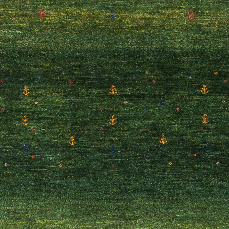 Dywan Gabbeh - Loribaft Perski - 154 x 100 cm - zielona