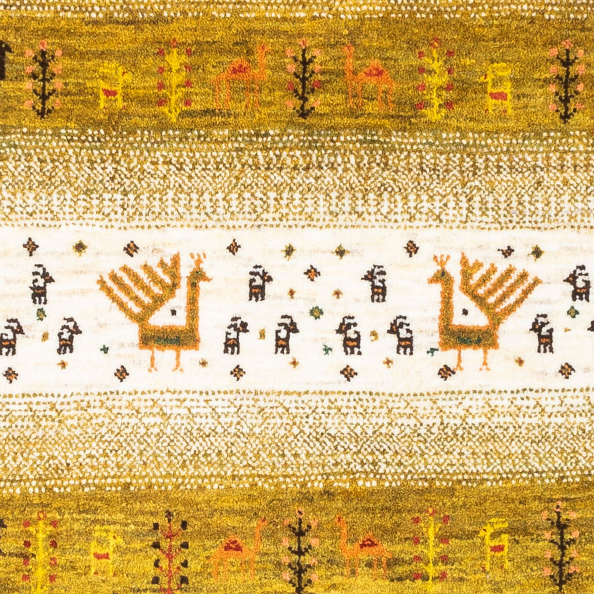 Dywan Gabbeh - Loribaft Perski - 128 x 82 cm - wielokolorowy