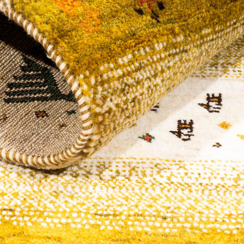 Dywan Gabbeh - Loribaft Perski - 128 x 82 cm - wielokolorowy