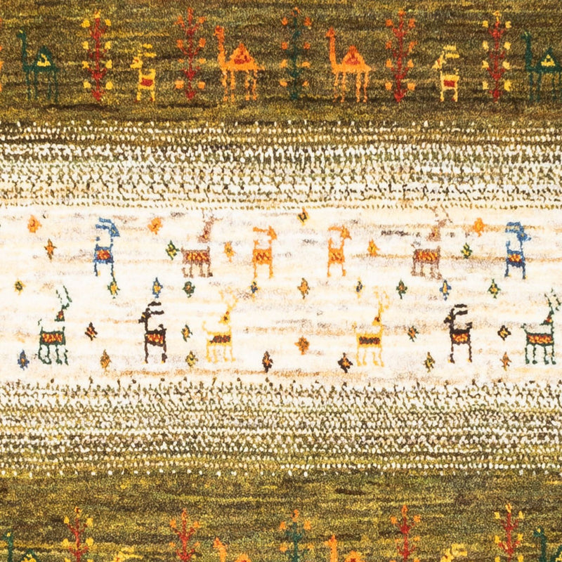 Dywan Gabbeh - Loribaft Perski - 138 x 85 cm - wielokolorowy