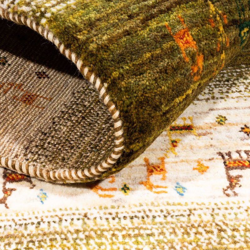 Dywan Gabbeh - Loribaft Perski - 138 x 85 cm - wielokolorowy