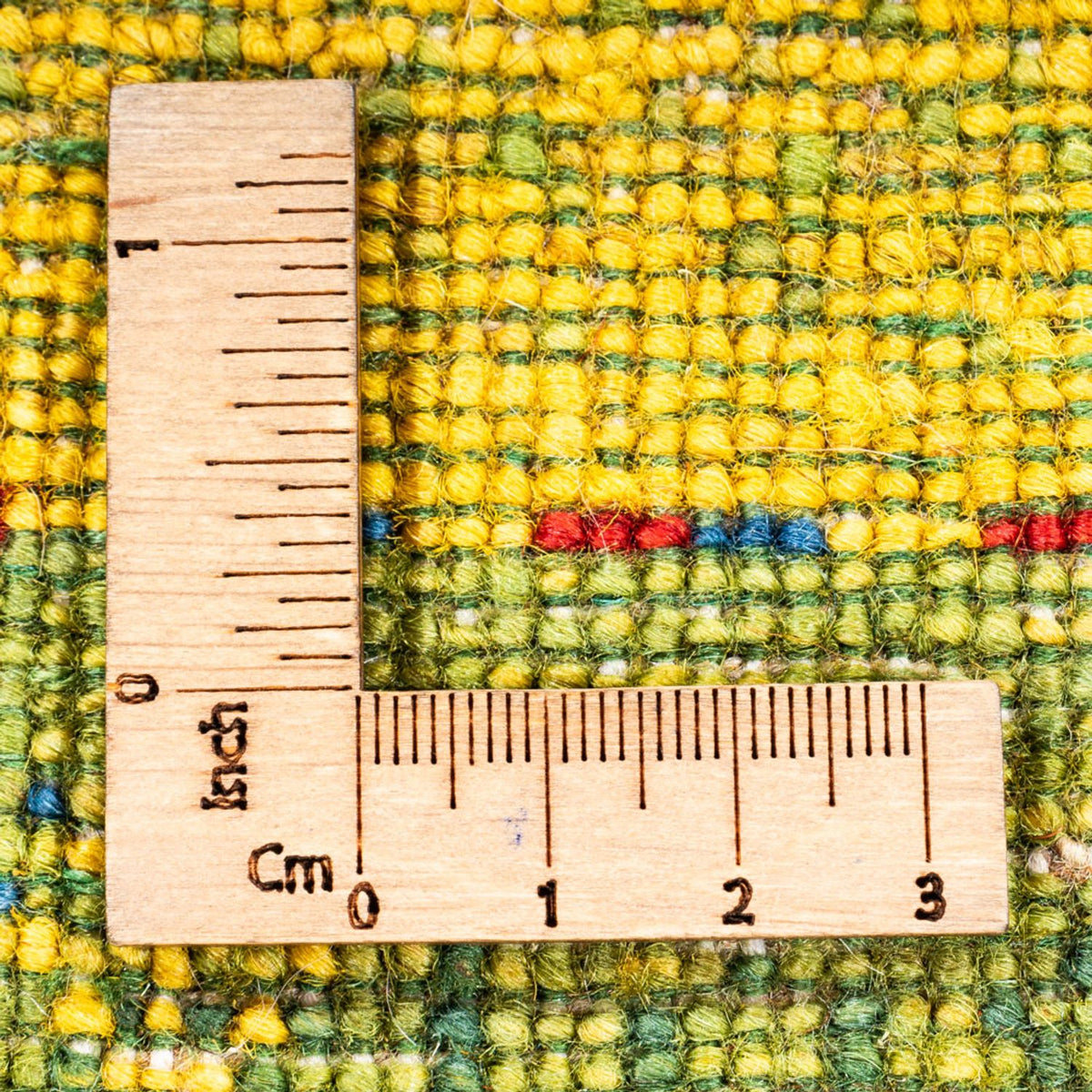 Dywan Gabbeh - Loribaft Perski - 128 x 76 cm - zielona