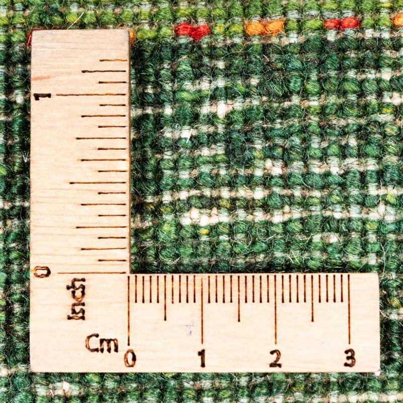 Dywan Gabbeh - Loribaft Perski - 148 x 98 cm - zielona