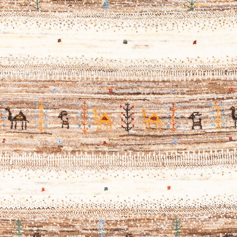 Dywan Gabbeh - Loribaft Perski - 122 x 82 cm - szary