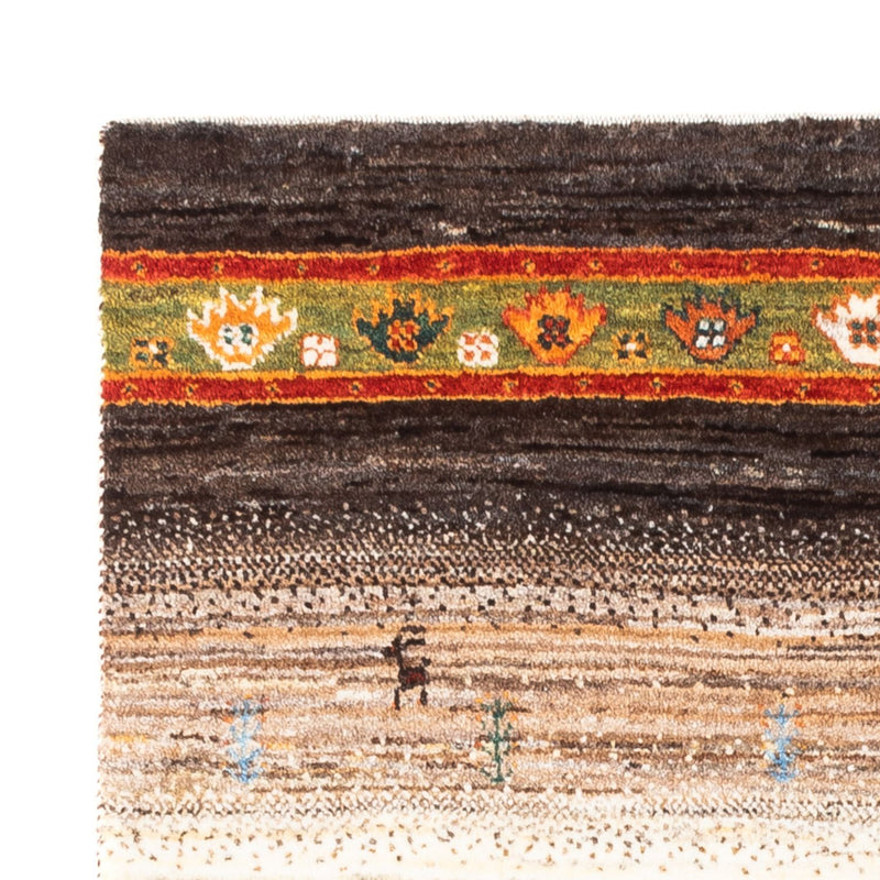 Dywan Gabbeh - Loribaft Perski - 122 x 82 cm - szary