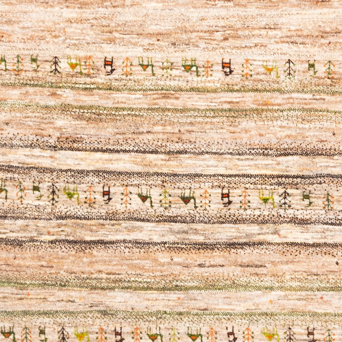 Dywan Gabbeh - Loribaft Perski - 231 x 175 cm - szary