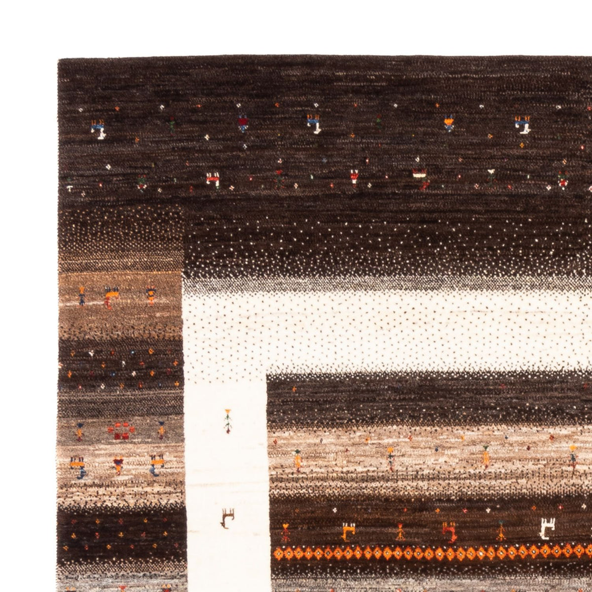 Dywan Gabbeh - Loribaft Perski - Royal kwadratowy  - 198 x 212 cm - natura