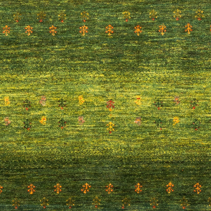 Dywan Gabbeh - Loribaft Perski - 175 x 123 cm - zielona