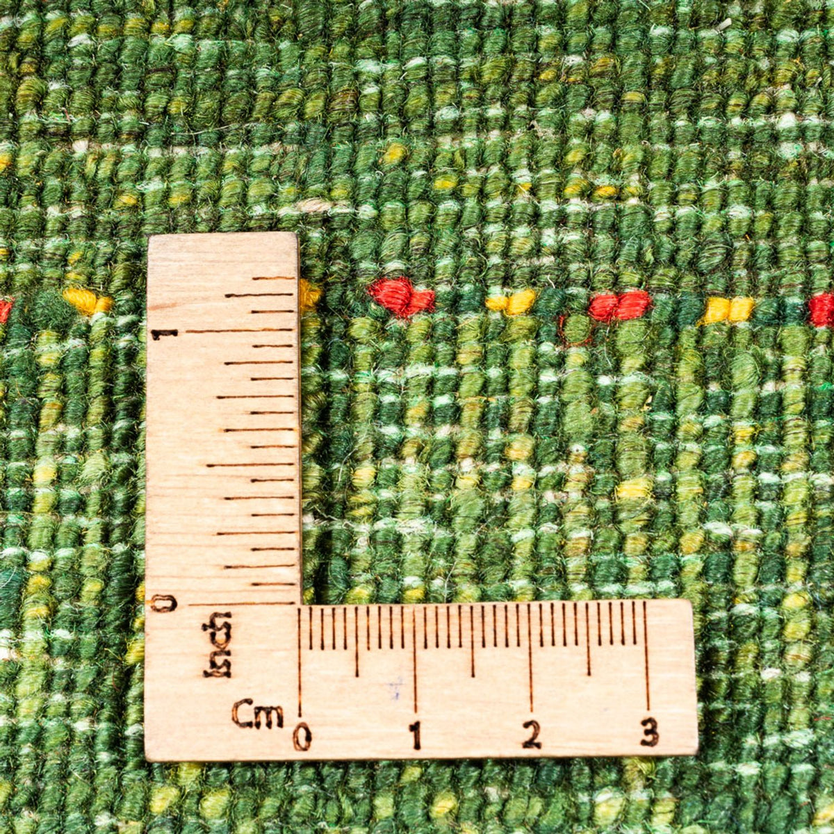 Dywan Gabbeh - Loribaft Perski - 175 x 123 cm - zielona