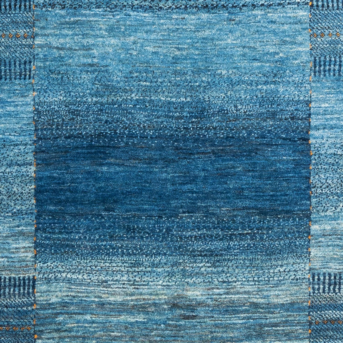 Dywan Gabbeh - Loribaft Perski - 183 x 126 cm - niebieski