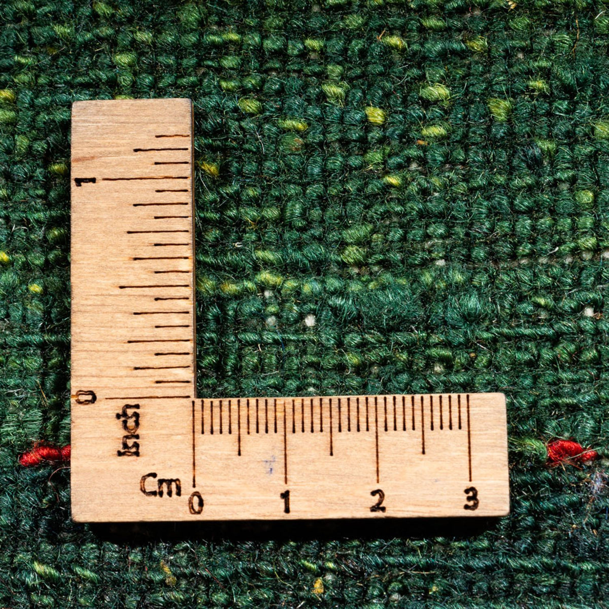 Dywan Gabbeh - Loribaft Perski - 187 x 127 cm - zielona