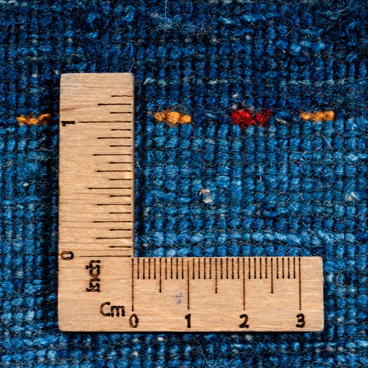 Dywan Gabbeh - Loribaft Perski - 192 x 127 cm - niebieski