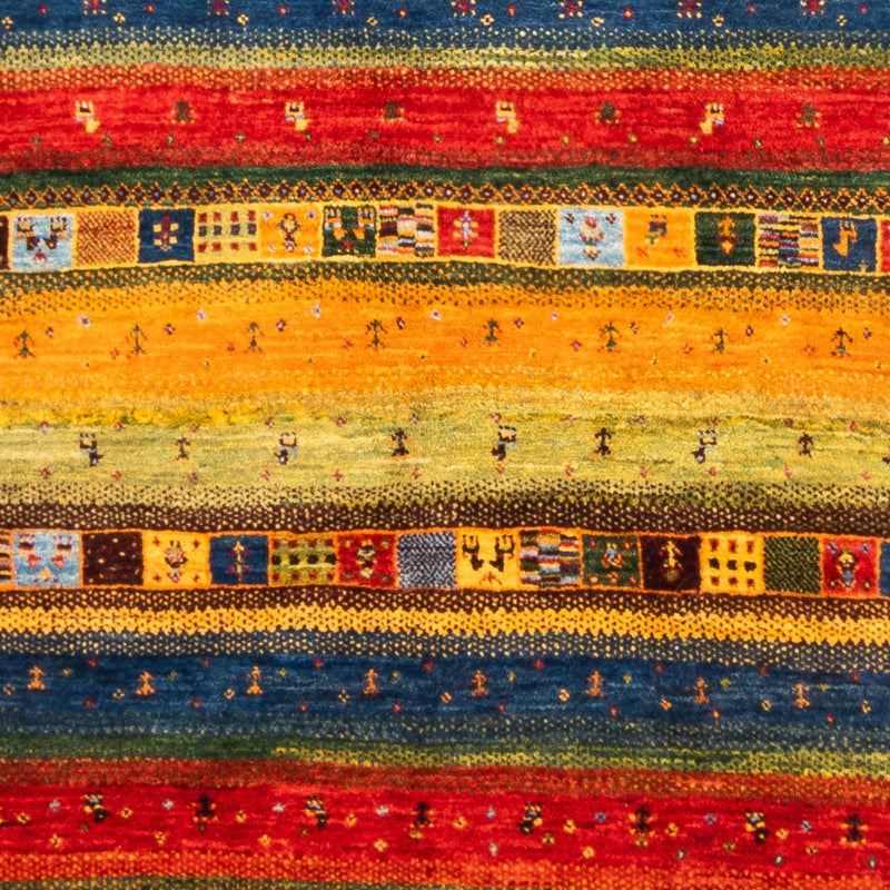 Dywan Gabbeh - Loribaft Perski - Royal - 239 x 162 cm - niebieski