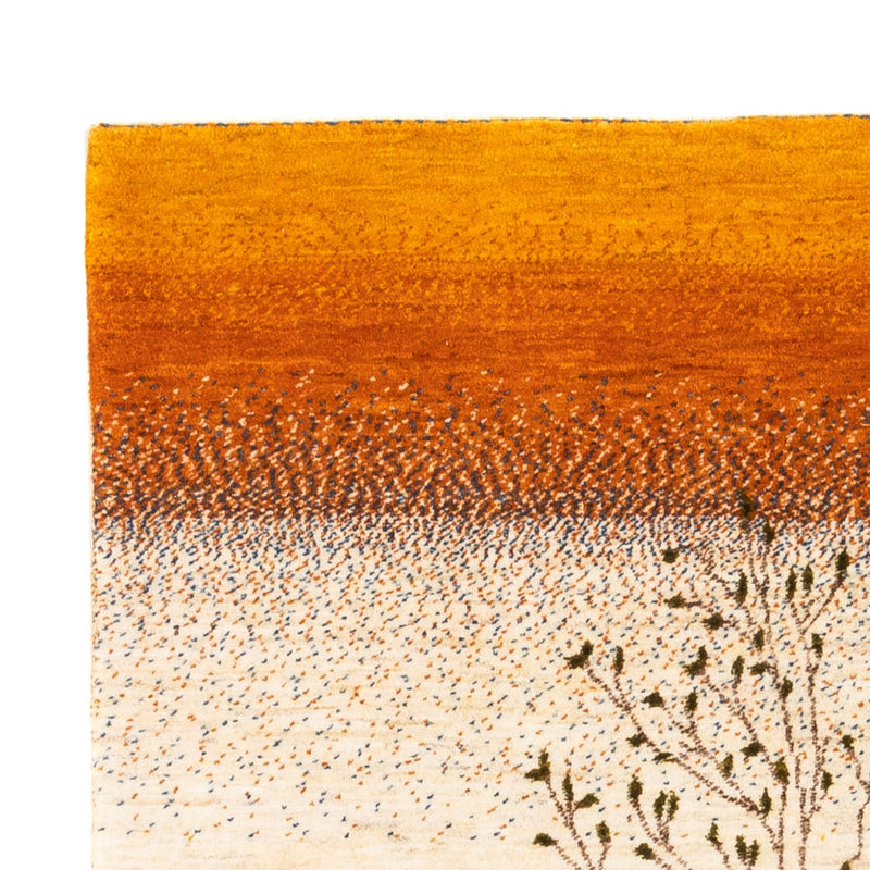 Dywan Gabbeh - Loribaft Perski - 175 x 129 cm - złoto