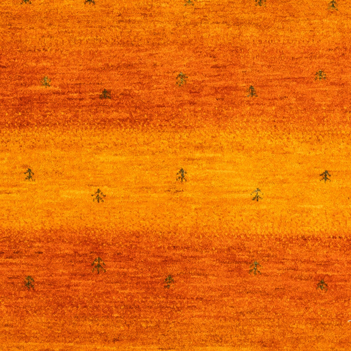 Dywan Gabbeh - Loribaft Perski - 162 x 125 cm - złoto