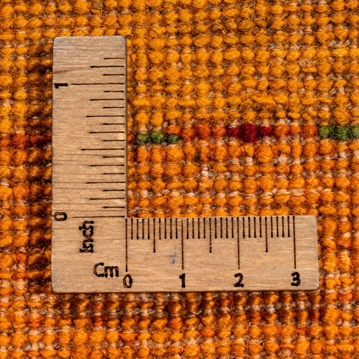 Dywan Gabbeh - Loribaft Perski - 162 x 125 cm - złoto