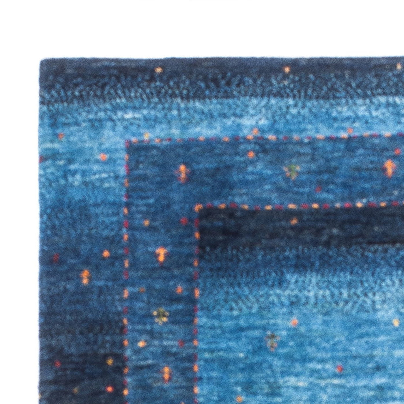 Dywan Gabbeh - Loribaft Perski - 148 x 98 cm - niebieski