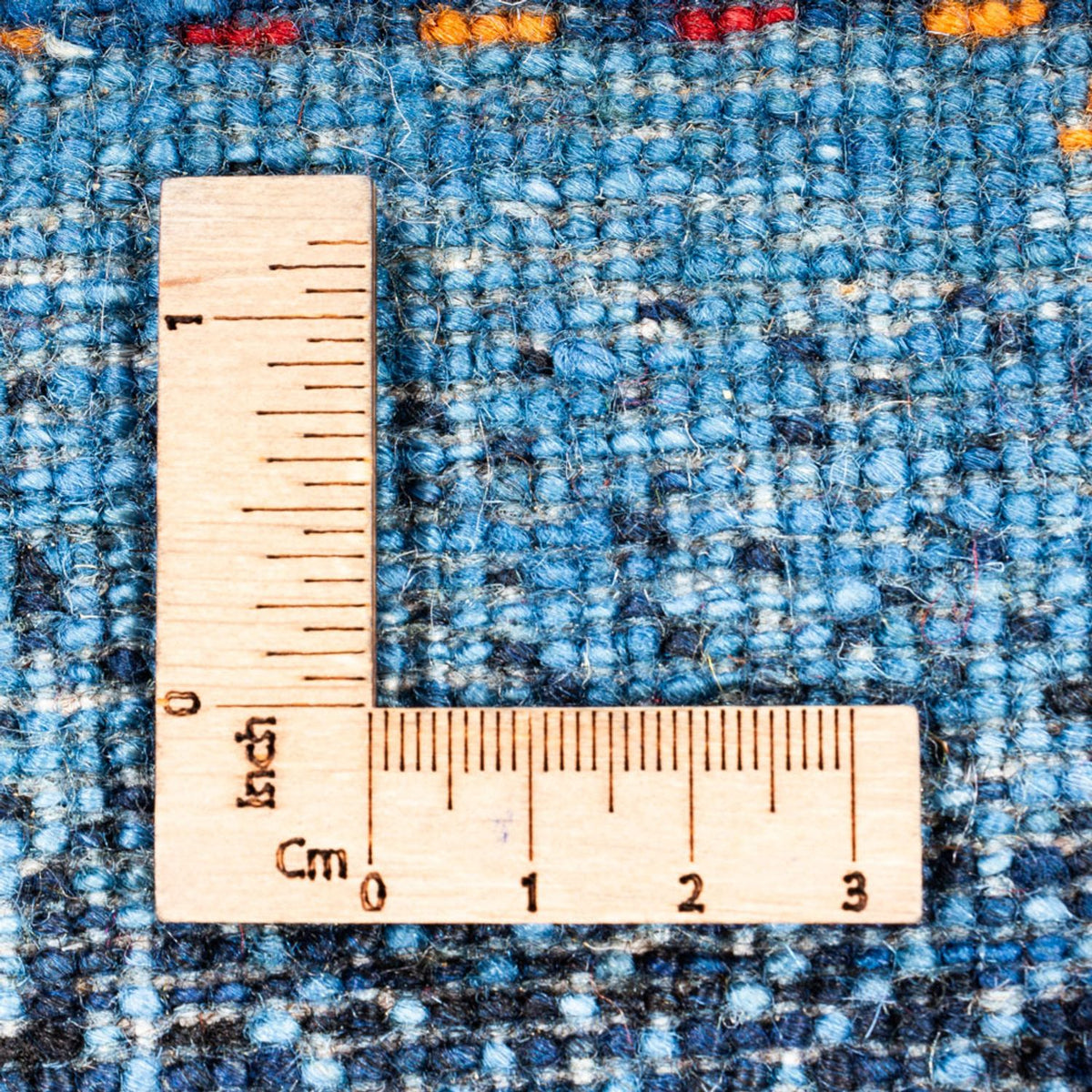 Dywan Gabbeh - Loribaft Perski - 148 x 98 cm - niebieski