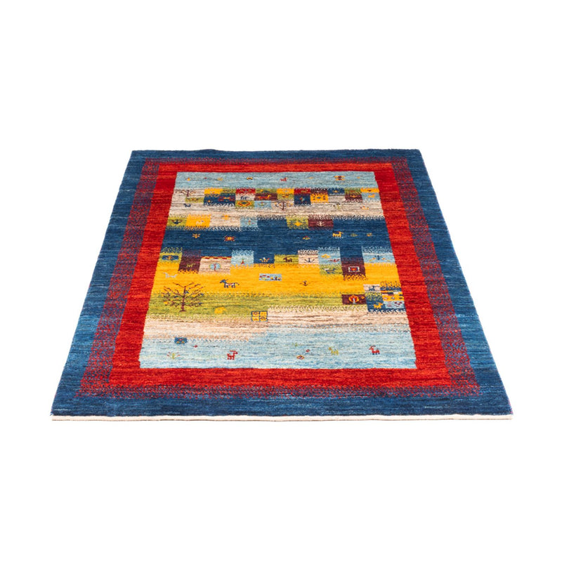 Dywan Gabbeh - Loribaft Perski - Royal - 141 x 107 cm - wielokolorowy