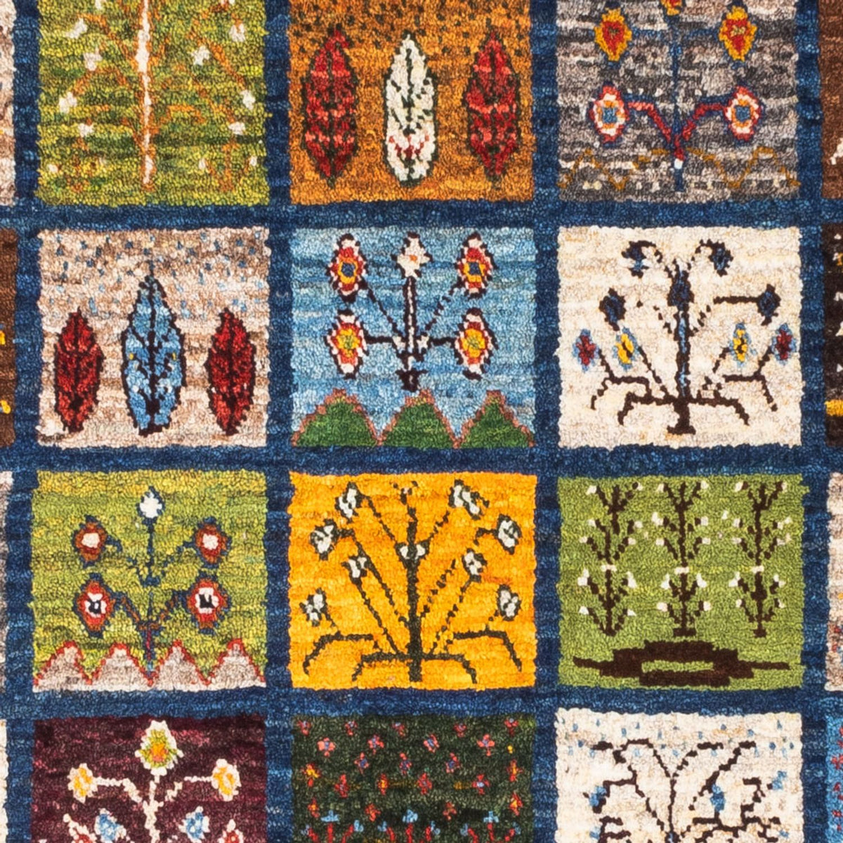 Dywan Gabbeh - Loribaft Perski - Royal - 132 x 86 cm - wielokolorowy