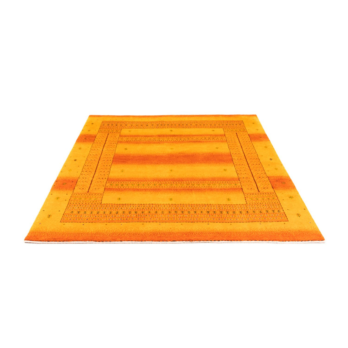 Dywan Gabbeh - Loribaft Perski - 200 x 154 cm - złoto