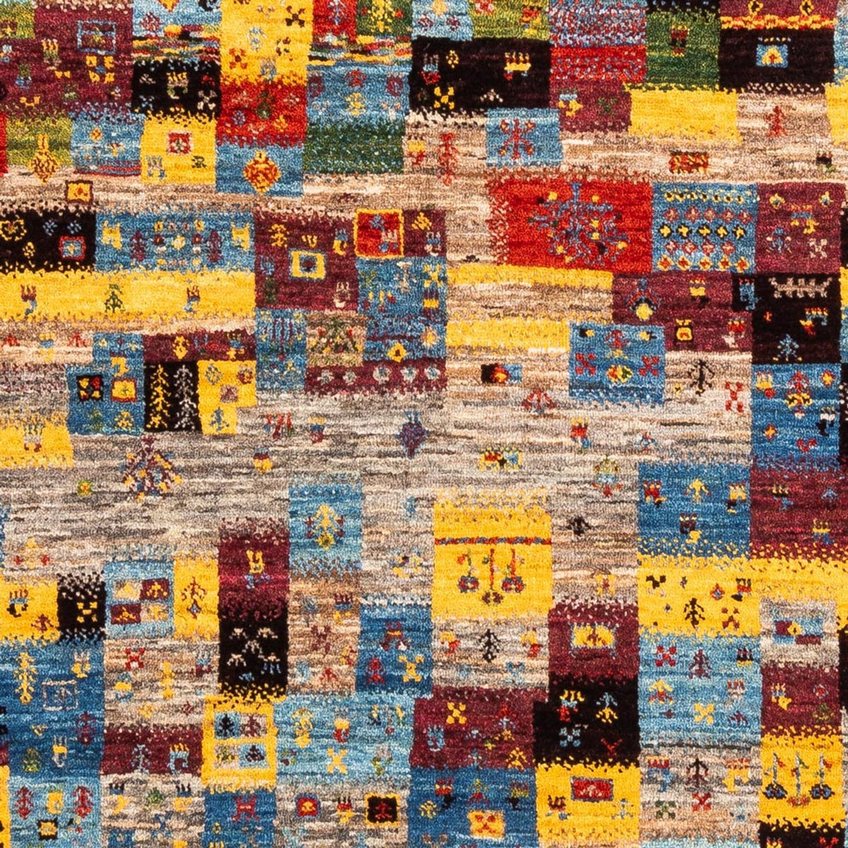 Dywan Gabbeh - Loribaft Perski - Royal - 196 x 148 cm - zielona