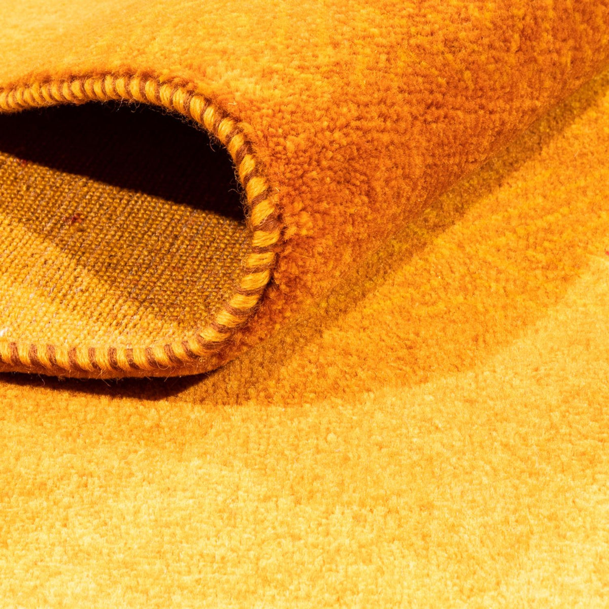 Dywan Gabbeh - Loribaft Perski - 206 x 150 cm - pomarańczowy