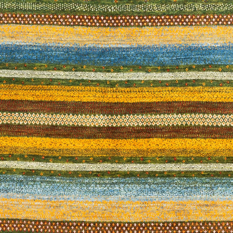 Dywan Gabbeh - Loribaft Perski - Royal - 220 x 152 cm - zielona