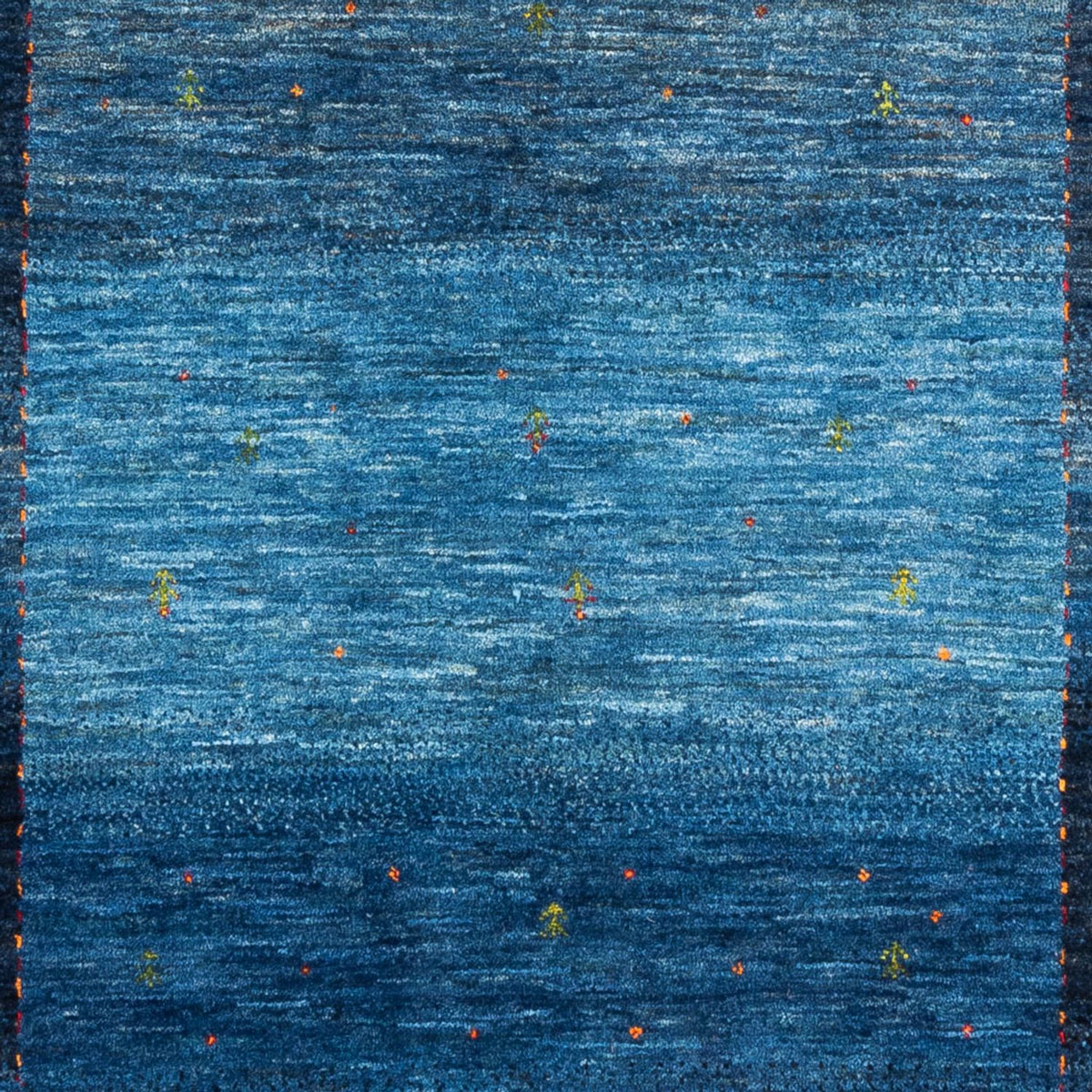Dywan Gabbeh - Loribaft Perski - 210 x 146 cm - niebieski
