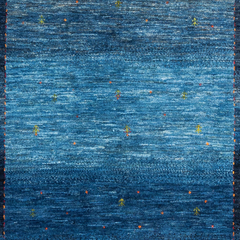 Dywan Gabbeh - Loribaft Perski - 210 x 146 cm - niebieski