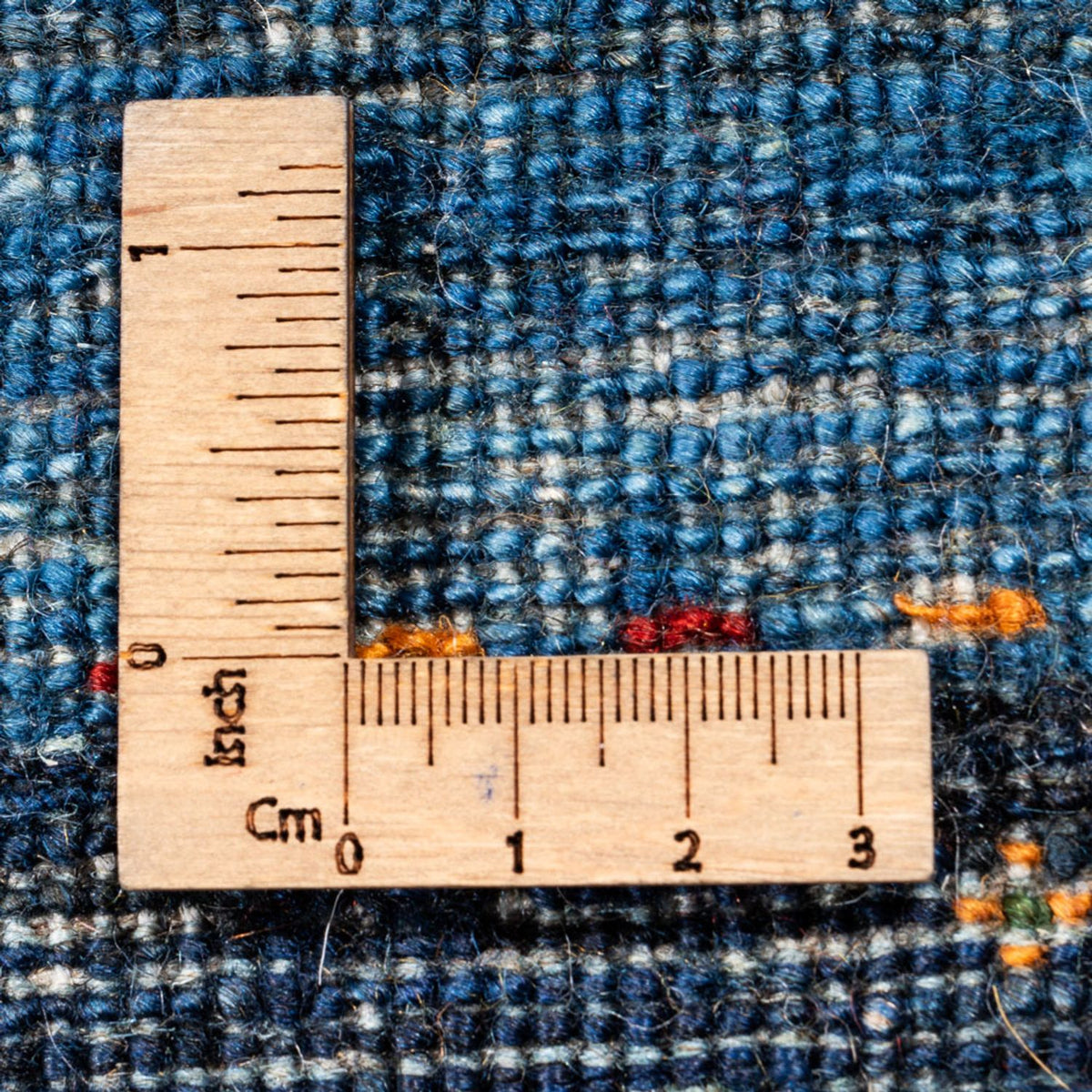 Dywan Gabbeh - Loribaft Perski - 210 x 146 cm - niebieski