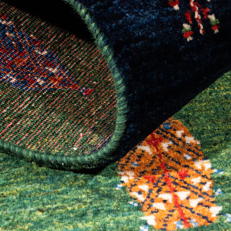 Dywan Gabbeh - Loribaft Perski - Royal - 133 x 83 cm - wielokolorowy