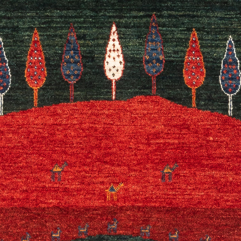 Dywan Gabbeh - Loribaft Perski - Royal - 126 x 86 cm - wielokolorowy