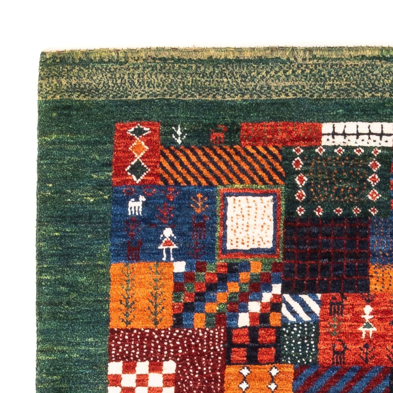 Dywan Gabbeh - Loribaft Perski - Royal - 118 x 83 cm - wielokolorowy