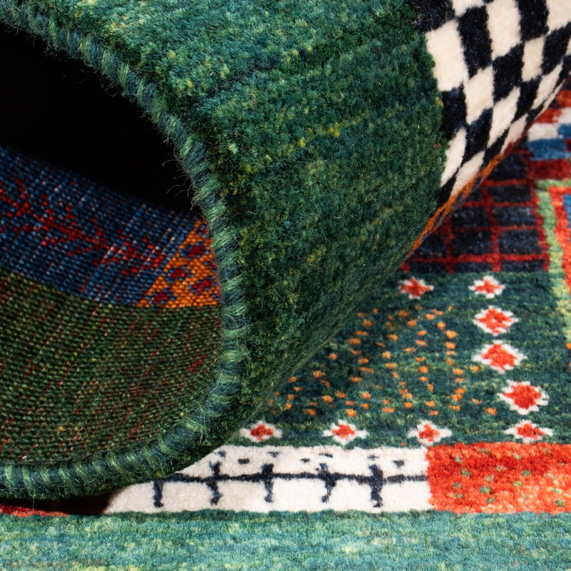 Dywan Gabbeh - Loribaft Perski - Royal - 118 x 83 cm - wielokolorowy