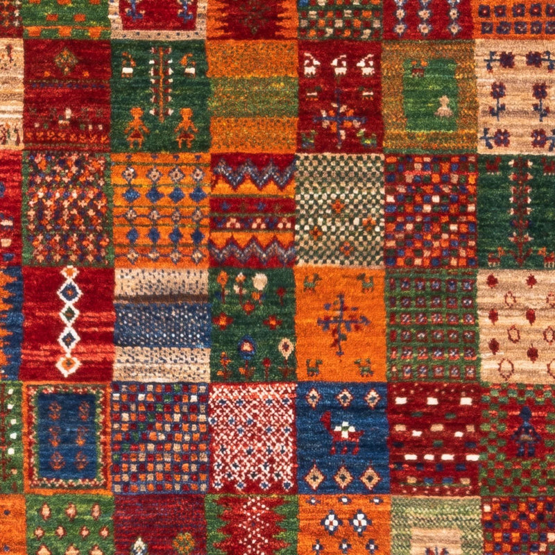 Dywan Gabbeh - Loribaft Perski - Royal - 137 x 88 cm - wielokolorowy