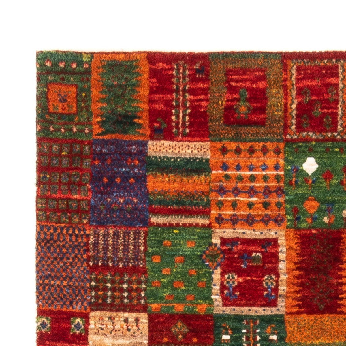 Dywan Gabbeh - Loribaft Perski - Royal - 137 x 88 cm - wielokolorowy