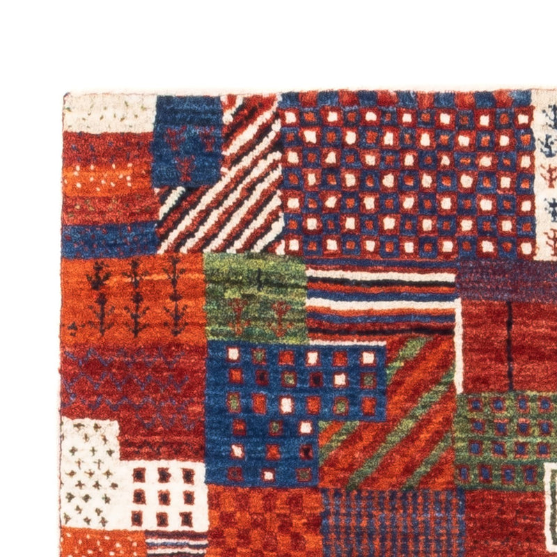 Dywan Gabbeh - Loribaft Perski - Royal - 123 x 80 cm - wielokolorowy