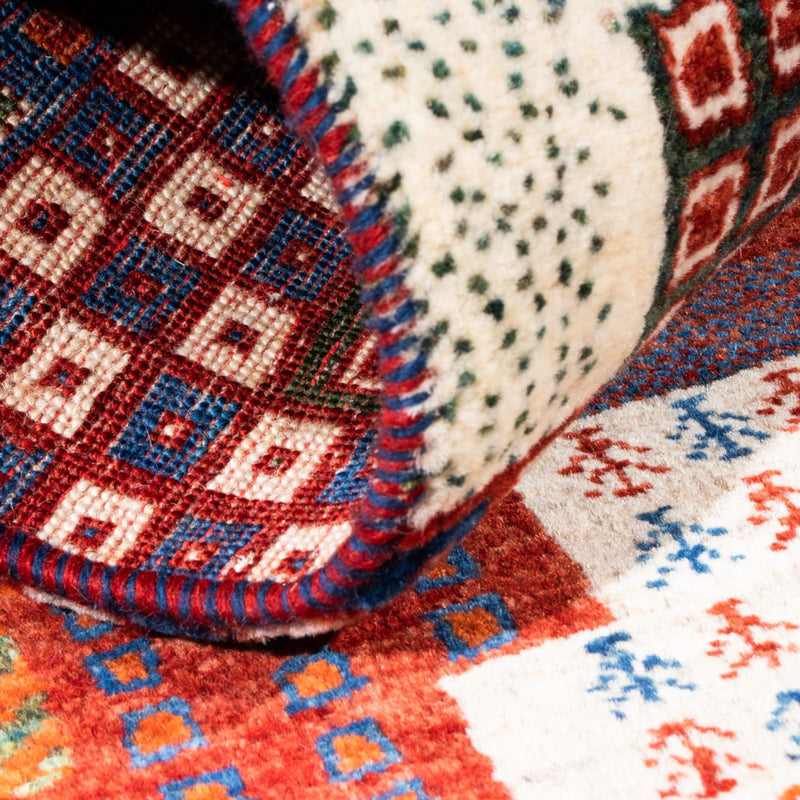 Dywan Gabbeh - Loribaft Perski - Royal - 123 x 80 cm - wielokolorowy