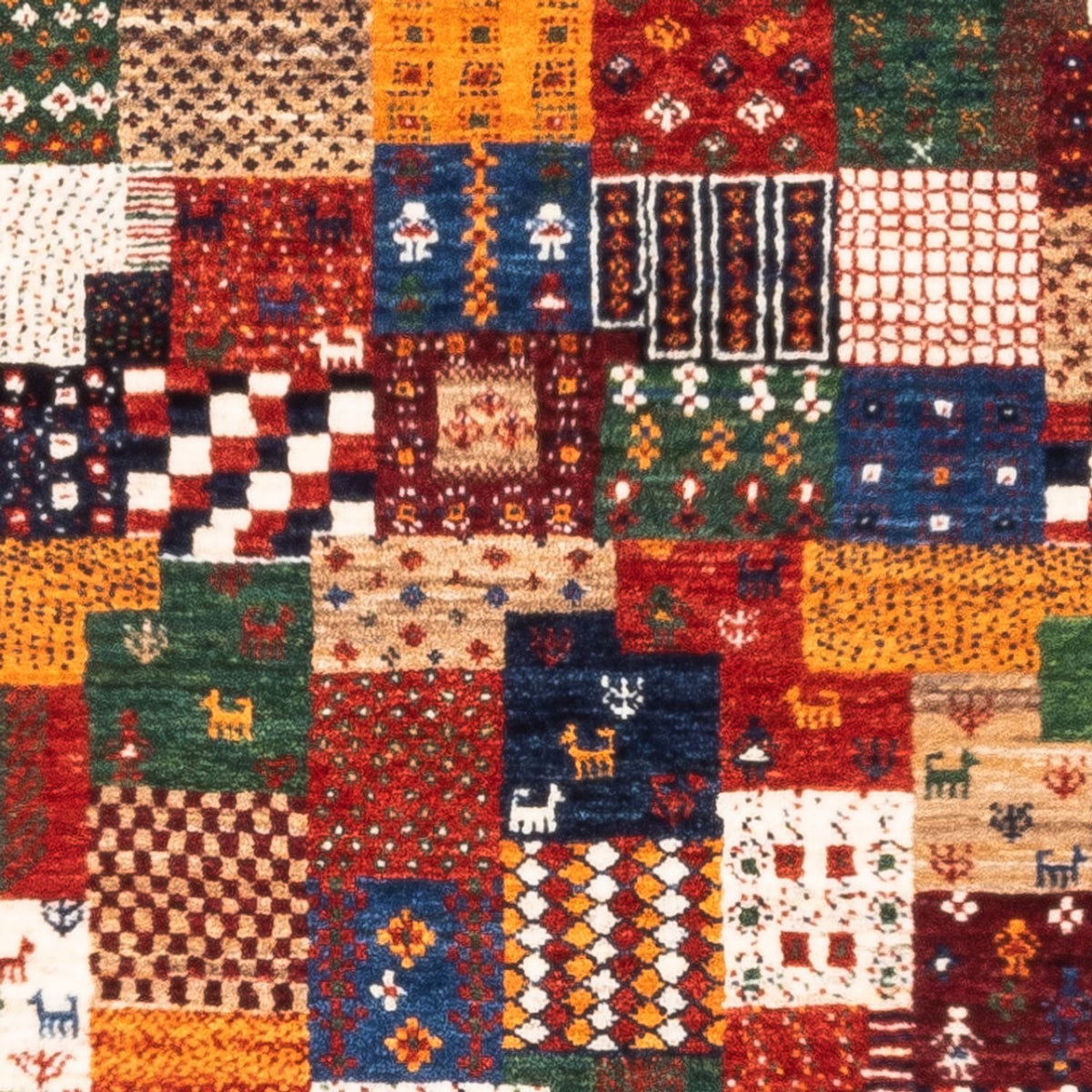 Dywan Gabbeh - Loribaft Perski - Royal - 128 x 80 cm - wielokolorowy