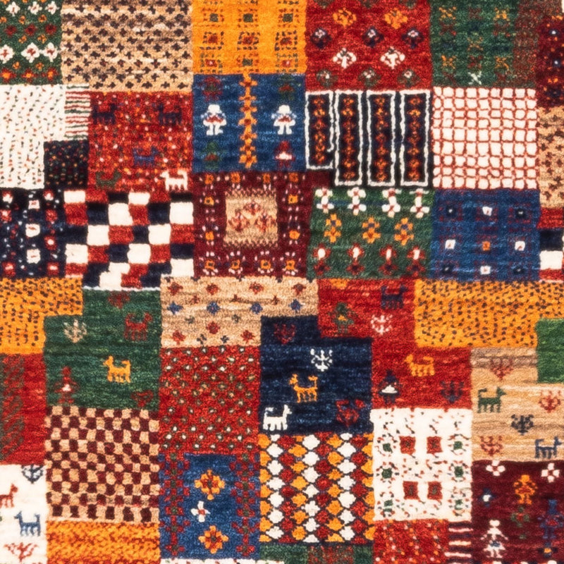 Dywan Gabbeh - Loribaft Perski - Royal - 128 x 80 cm - wielokolorowy