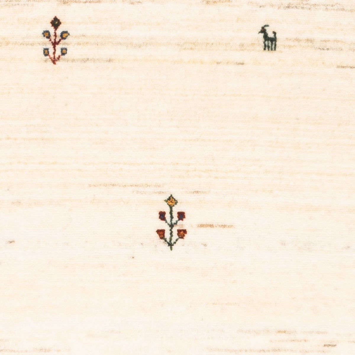 Dywan Gabbeh - Loribaft Perski - Royal - 125 x 90 cm - kremowy