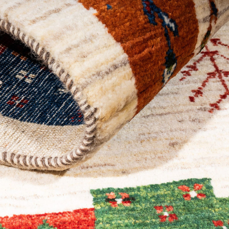 Dywan Gabbeh - Loribaft Perski - Royal - 135 x 83 cm - wielokolorowy